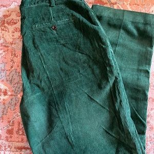 corduroy green pants